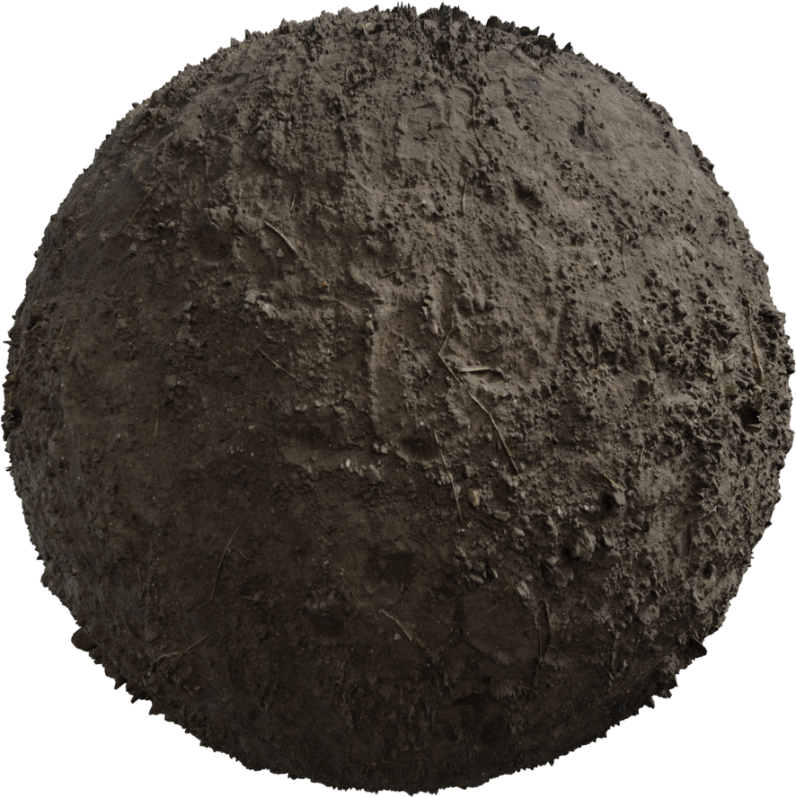 棕色泥地 · PBR材质（Brown Mud）