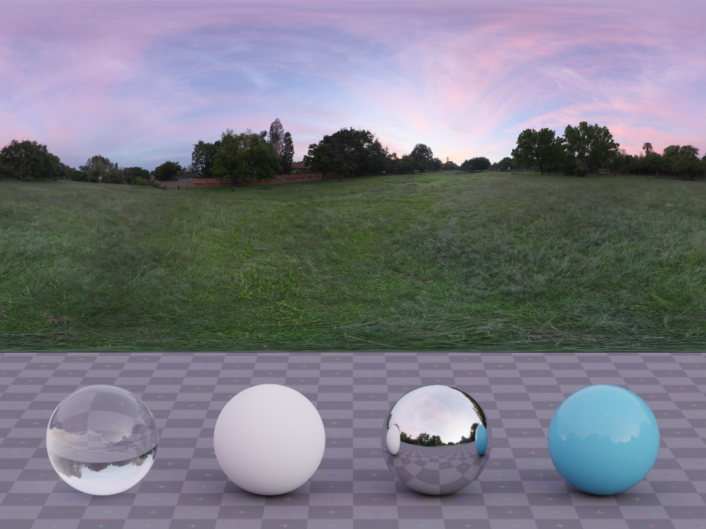 Bryanston 公园日出 · HDRI环境(Bryanston Park Sunrise)