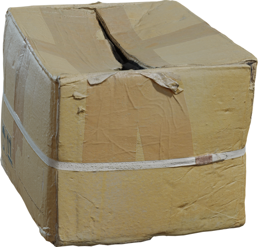 Cardboard Box 01 — free tools CC0 3D model