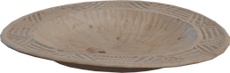 Carved Wooden Plate