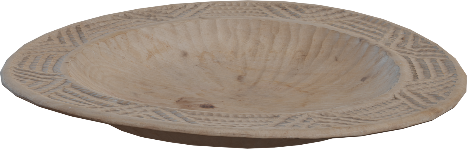 雕刻木质板件 · 模型(Carved Wooden Plate)