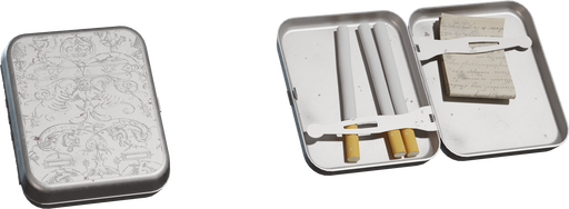 Cigarette Case — free props CC0 3D model