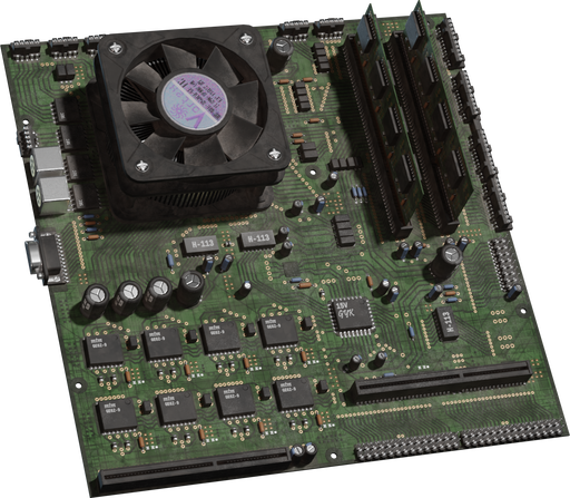 Circuit Board — free electronics CC0 3D model