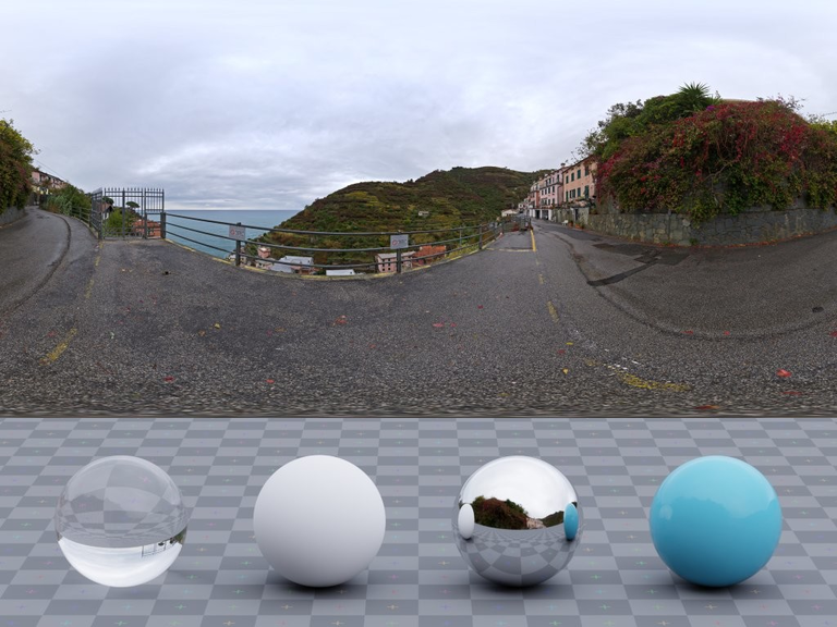 Cloudy Cliffside Road