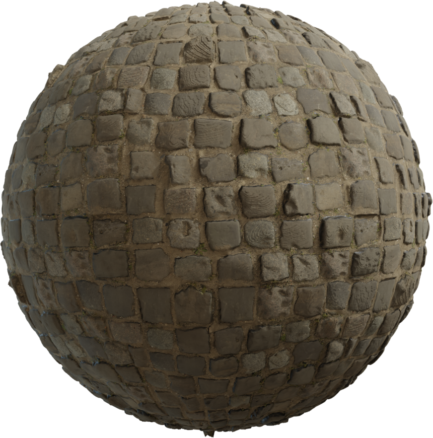 鹅卵石地面 05 · PBR材质(Cobblestone Floor 05)