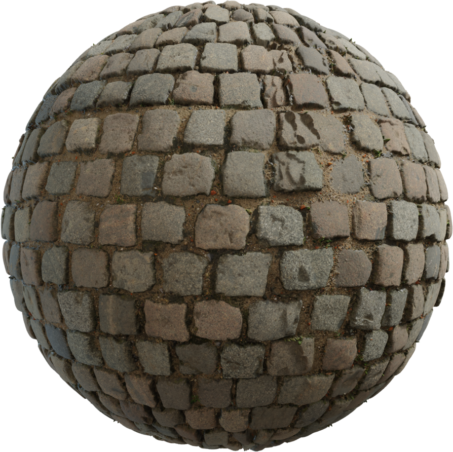 鹅卵石方形 · PBR材质(Cobblestone Square)