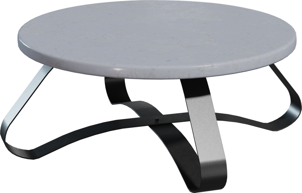 Coffee Table Round 01 — free furniture CC0 3D model, rendered preview