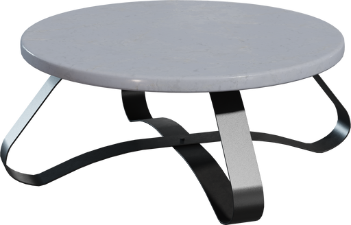 Coffee Table Round 01 — free furniture CC0 3D model