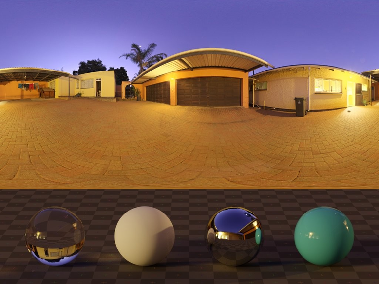 Courtyard Night