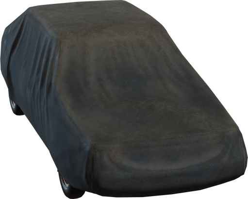 Covered Car — free props CC0 3D model