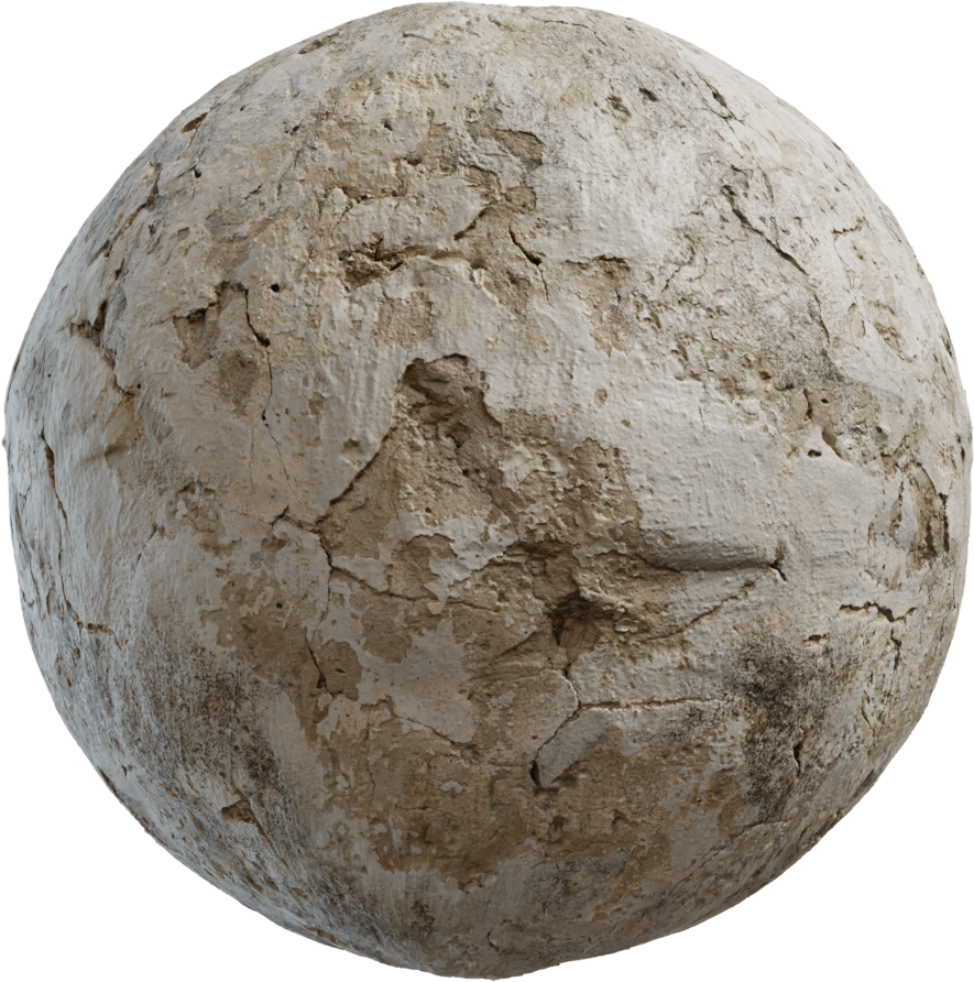 Cracked Concrete Wall