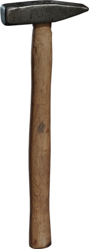 Cross Pein Hammer — free props CC0 3D model