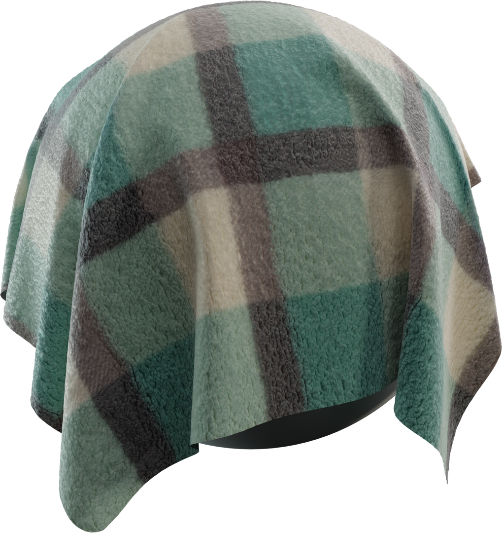 Curly Teddy Checkered