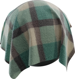 Curly Teddy Checkered