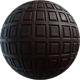 Dark Paneled Wood