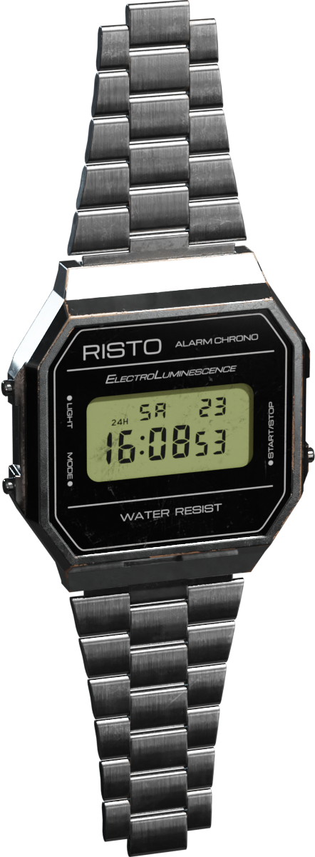Digital Wrist Watch Model • Poly Haven