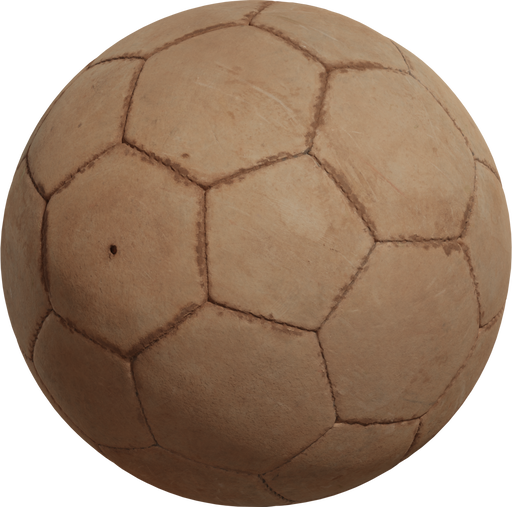 Dirty Football — free props CC0 3D model
