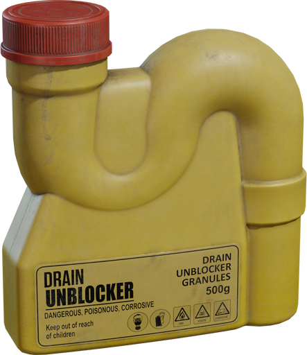 Drain Cleaner — free tools CC0 3D model