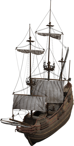 Dutch Ship Medium — free props CC0 3D model