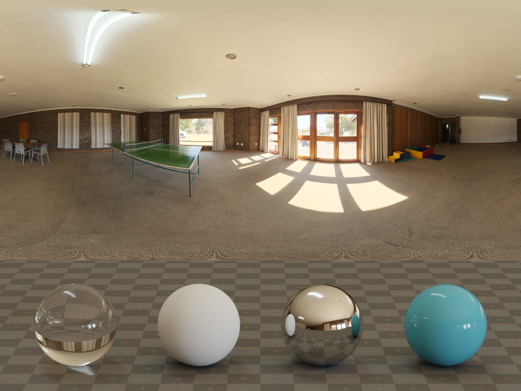 空旷 Play 房间 · HDRI环境（Empty Play Room）