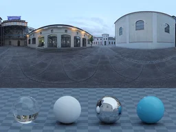 Evening Museum Courtyard