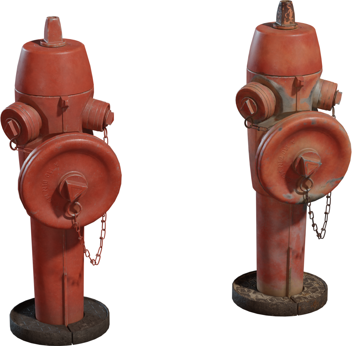 火焰消防栓 · 模型(Fire Hydrant)