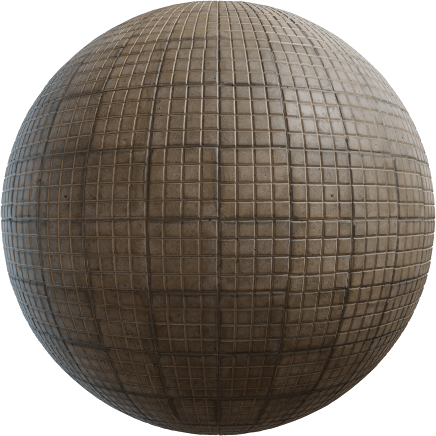 地面瓷砖 09 · PBR材质（Floor Tiles 09）