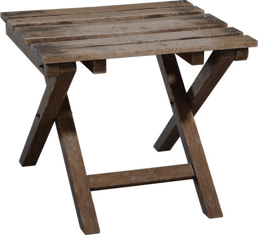 Folding Wooden Stool — free furniture CC0 3D model