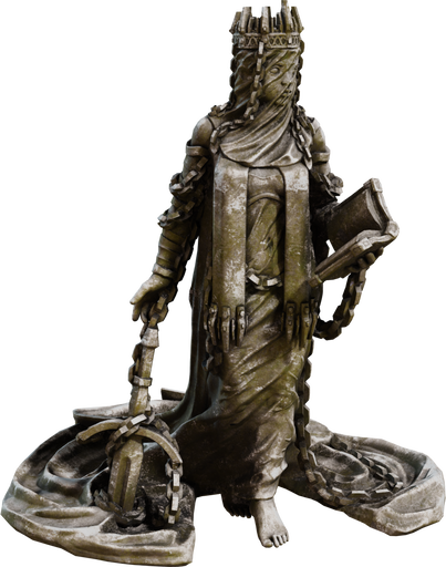 Gothic Statue — free decorative CC0 3D model
