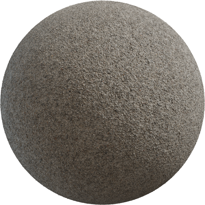 Gravel Embedded Concrete