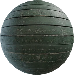 Green Rough Planks