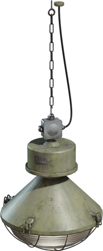 Hanging Industrial Lamp — free lighting CC0 3D model