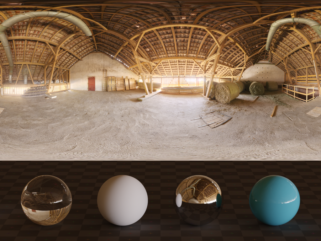 农场 · Hayloft · HDRI环境（Hayloft）