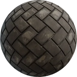Herringbone Concrete Tile 03