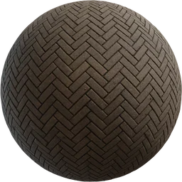 Herringbone Pavement