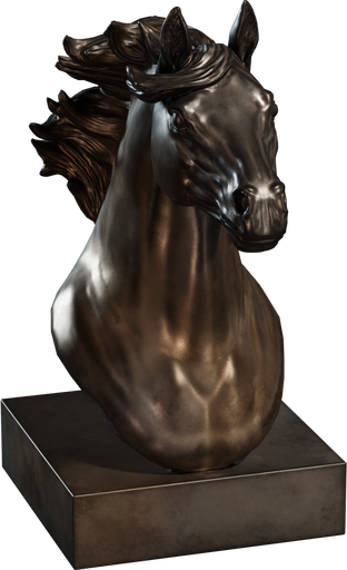Horse Head — free decorative CC0 3D model
