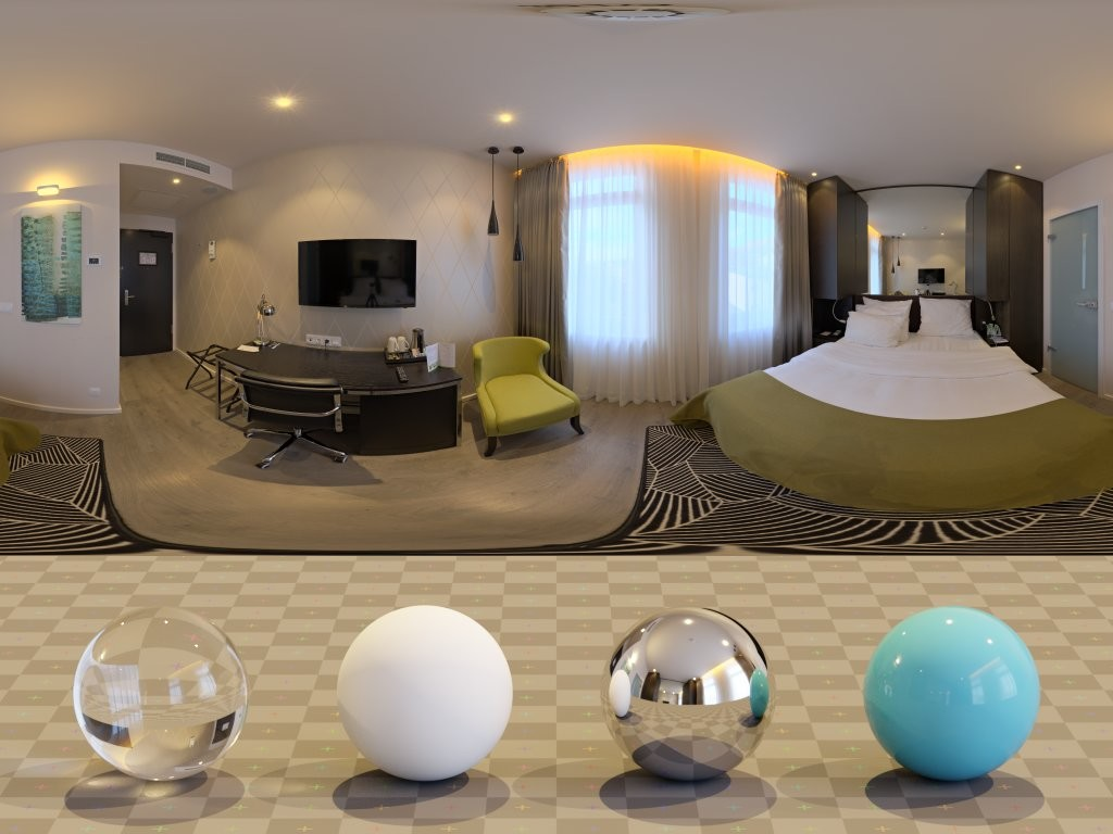 酒店房间 · HDRI环境(Hotel Room)