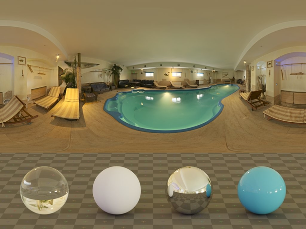 Indoor Pool HDRI Poly Haven