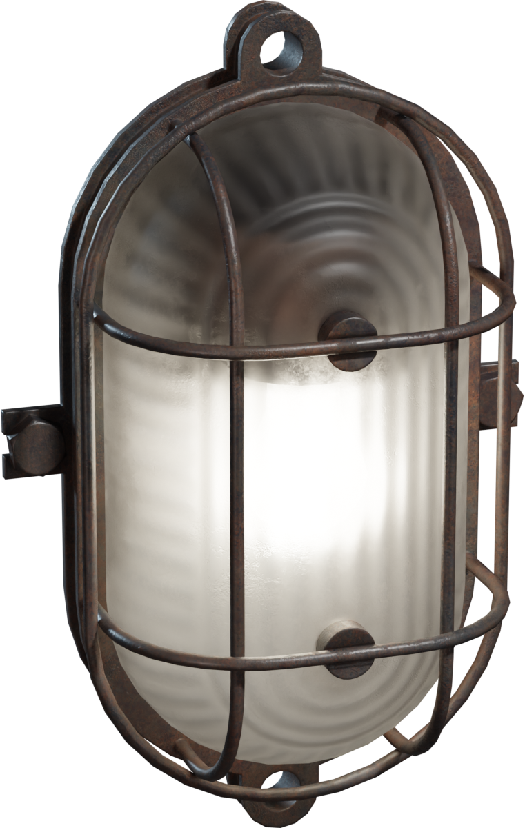 工业风格墙面灯具 · 模型(Industrial Wall Lamp)