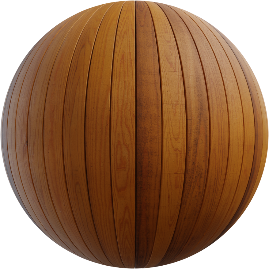 日本杉木板 · PBR材质(Japanese Cedar Planks)
