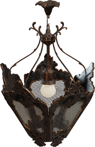 Lantern Chandelier 01 — free lighting CC0 3D model