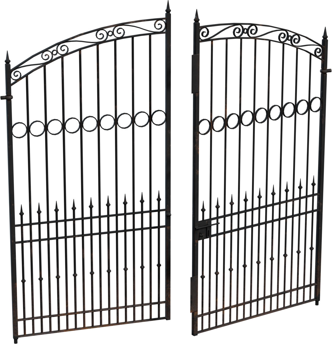 大型铁材大门 · 模型（Large Iron Gate）