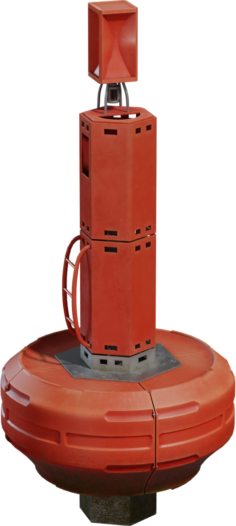 Lateral Sea Marker — free props CC0 3D model, rendered preview