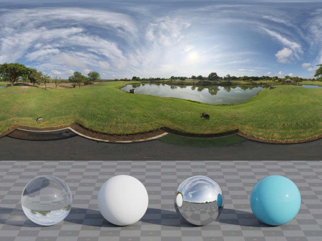 Limpopo 高尔夫 Course · HDRI环境（Limpopo Golf Course）