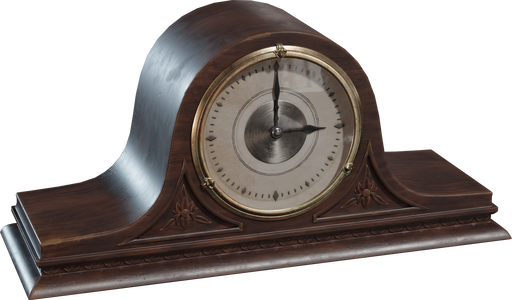 Mantel Clock 01 — free decorative CC0 3D model