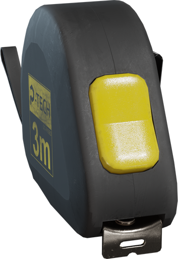 Measuring Tape 01 — free tools CC0 3D model