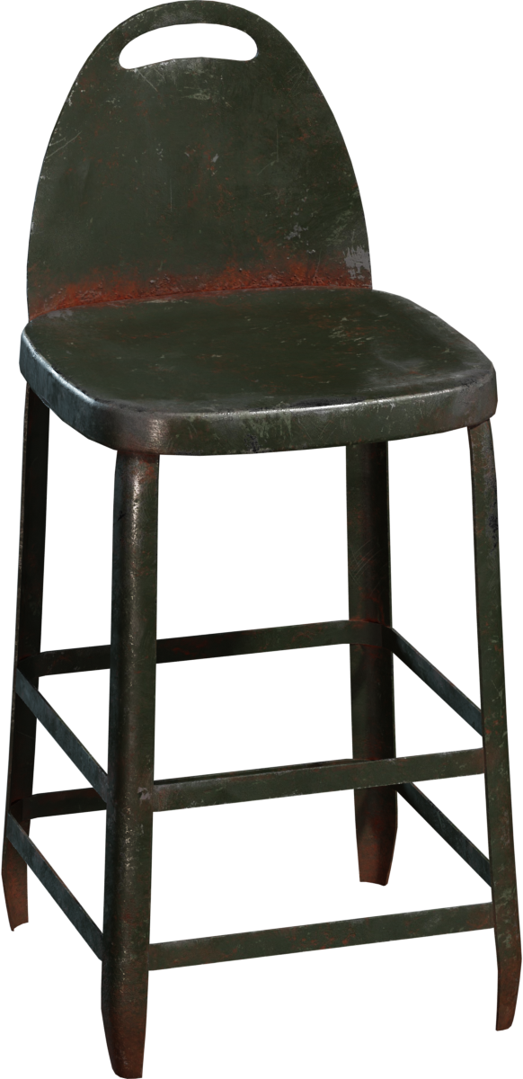 金属凳子 03 · 模型（Metal Stool 03）