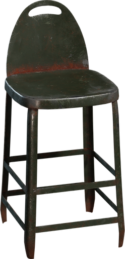 Metal Stool 03 — free furniture CC0 3D model