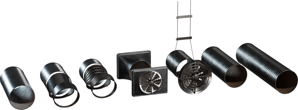 Modular Airduct Circular 01 — free tools CC0 3D model, rendered preview