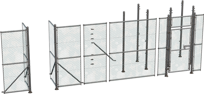 Modular Chainlink Fence